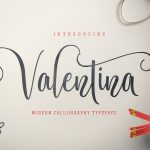 Valentina Calligraphy Font (1)