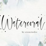 Watercoral Natural Script Font