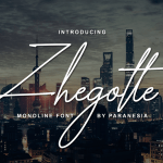 Zhegotte Script Font