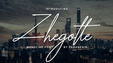 Zhegotte Script Font