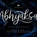 Abhyaksa Handwritten Font 768x512