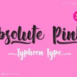 Absolute Pink Script Font 768x512