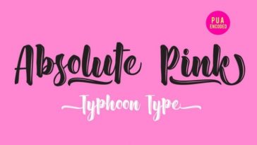 Absolute Pink Script Font 768x512