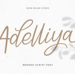 Adelliya Script Font