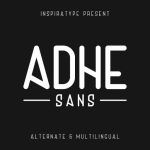 Adhe Sans Typeface 768x512