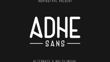 Adhe Sans Typeface 768x512