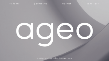 Ageo Geometric Sans Fontfamily