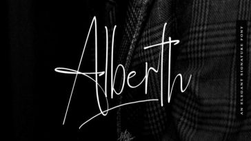 Alberth Signature Font