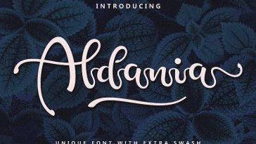 Aldania Script Font