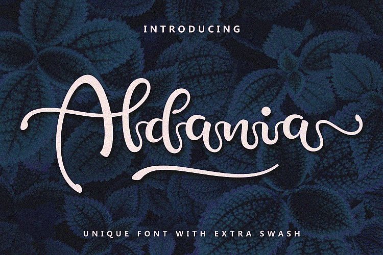 Aldania Script Font