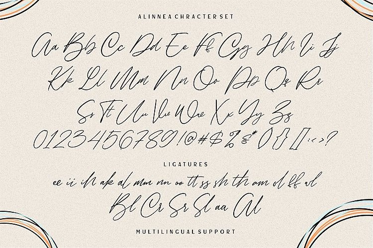 Alinnea Signature Font 1