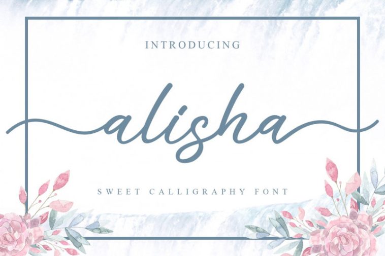 Alisha Sweet Calligraphy Font