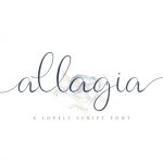 Allagia Script Font