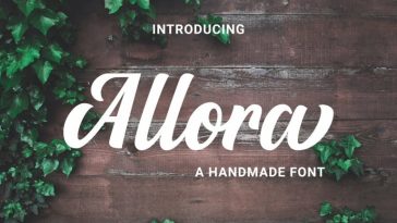 Allora Script Font 768x512