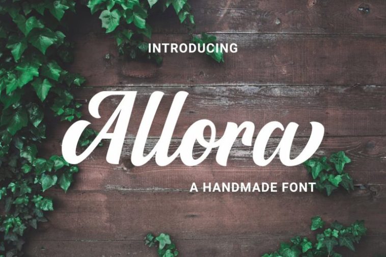 Allora Script Font 768x512