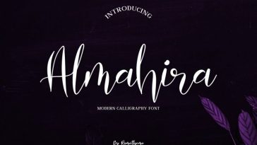 Almahira Script Font 768x512