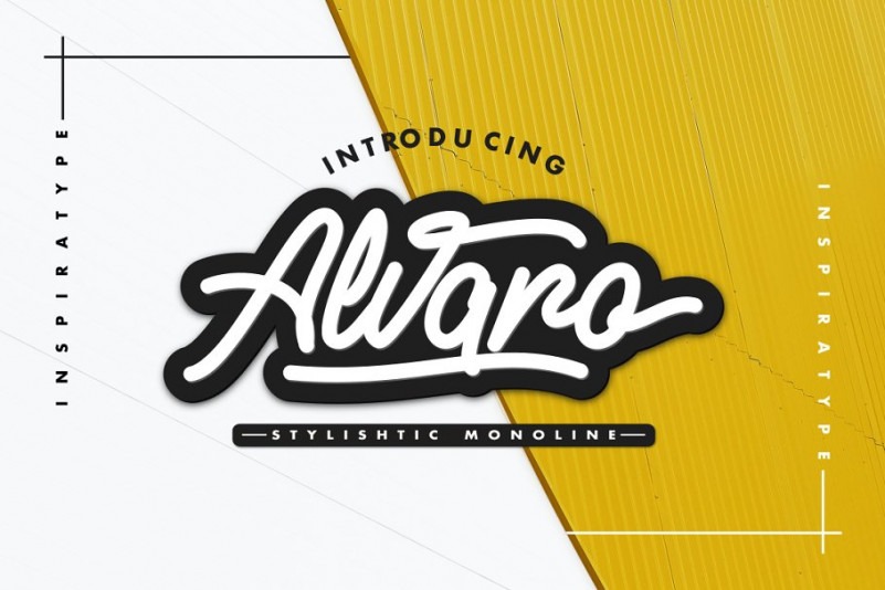 Alvaro Stylistic Monoline Font