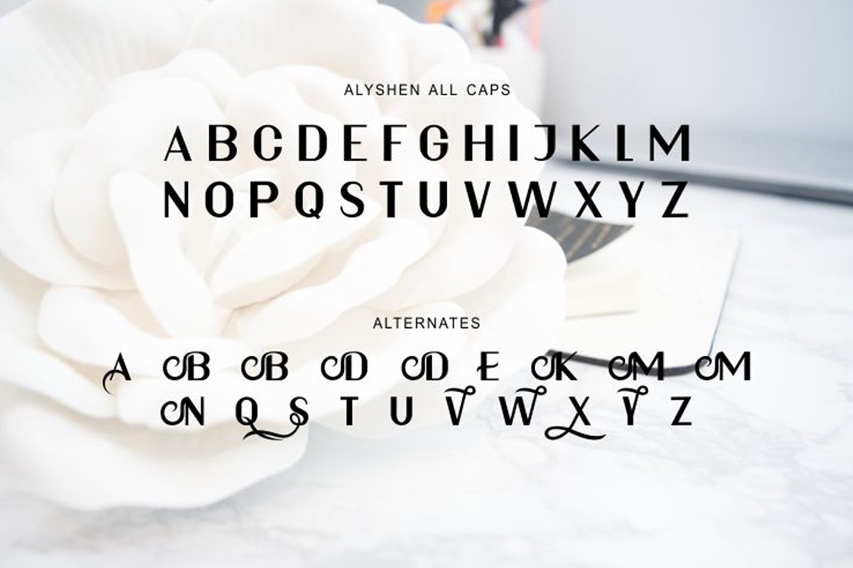 Alyshen Typeface 2