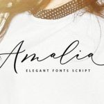 Amalia Script Font 1