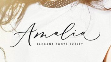 Amalia Script Font 1