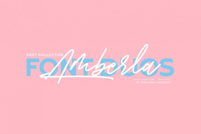 Amberla Signature Font