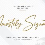 Amostely Signature Font (1)