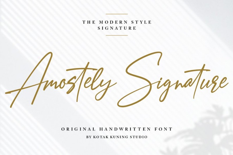 Amostely Signature Font (1)