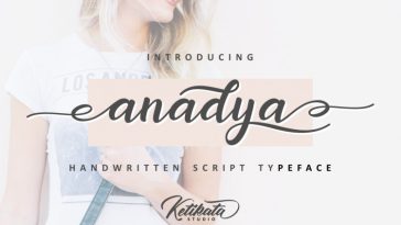 Anadya Handwritten Script Font (1)