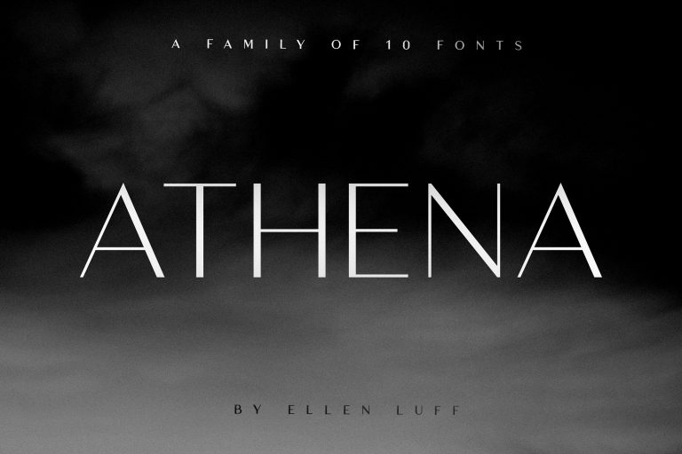 Athena Sans Serif Font 768x512