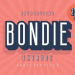 Bondie Extrude Font Family 768x512