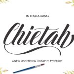 Chietah Calligraphy Font