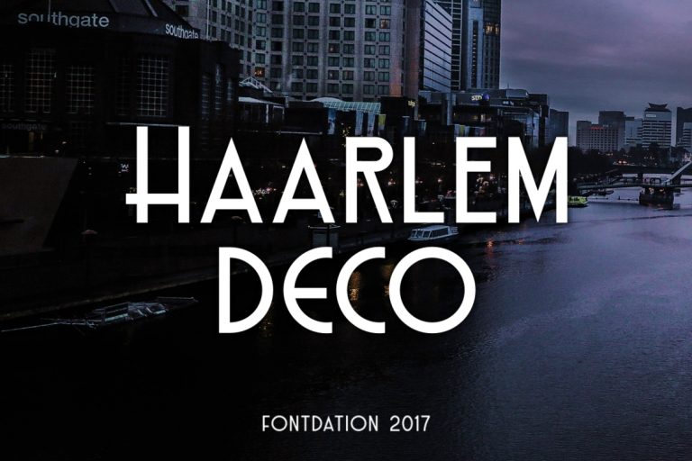 Haarlem Deco Typeface 768x512