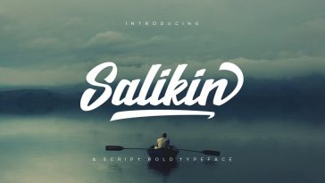 Salikin Bold Script Font