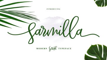 Sarmilla Script Font