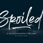 Spoiled Brush Font