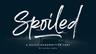 Spoiled Brush Font