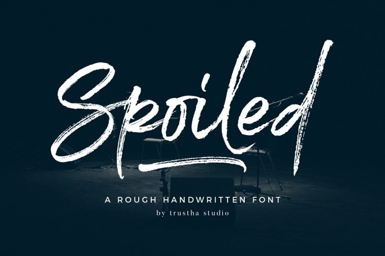 Spoiled Brush Font