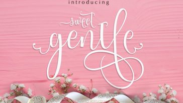 Sweetgentle Script Font