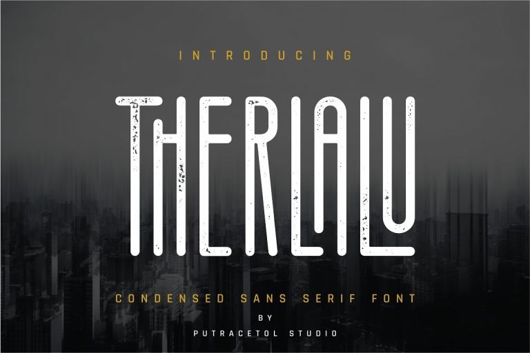 Therlalu Typeface 768x512