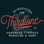 Thirdlone Handmande Font