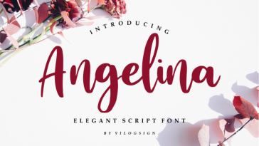 Angelina Playful Script Font