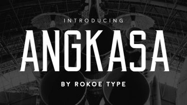 Angkasa Free Font Download