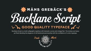 Bucklane Script Poster01